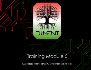 Module 5 – Management and Governance in VET